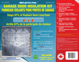 GARAGE DOOR INSULATION KIT, 8'x8'. DIY KIT. REFLECTIVE INSULATION WoodArtSupply
