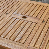 Christopher Knight Home Eric Outdoor Expandable Acacia Wood Dining Table, Natural Finish Christopher Knight Home