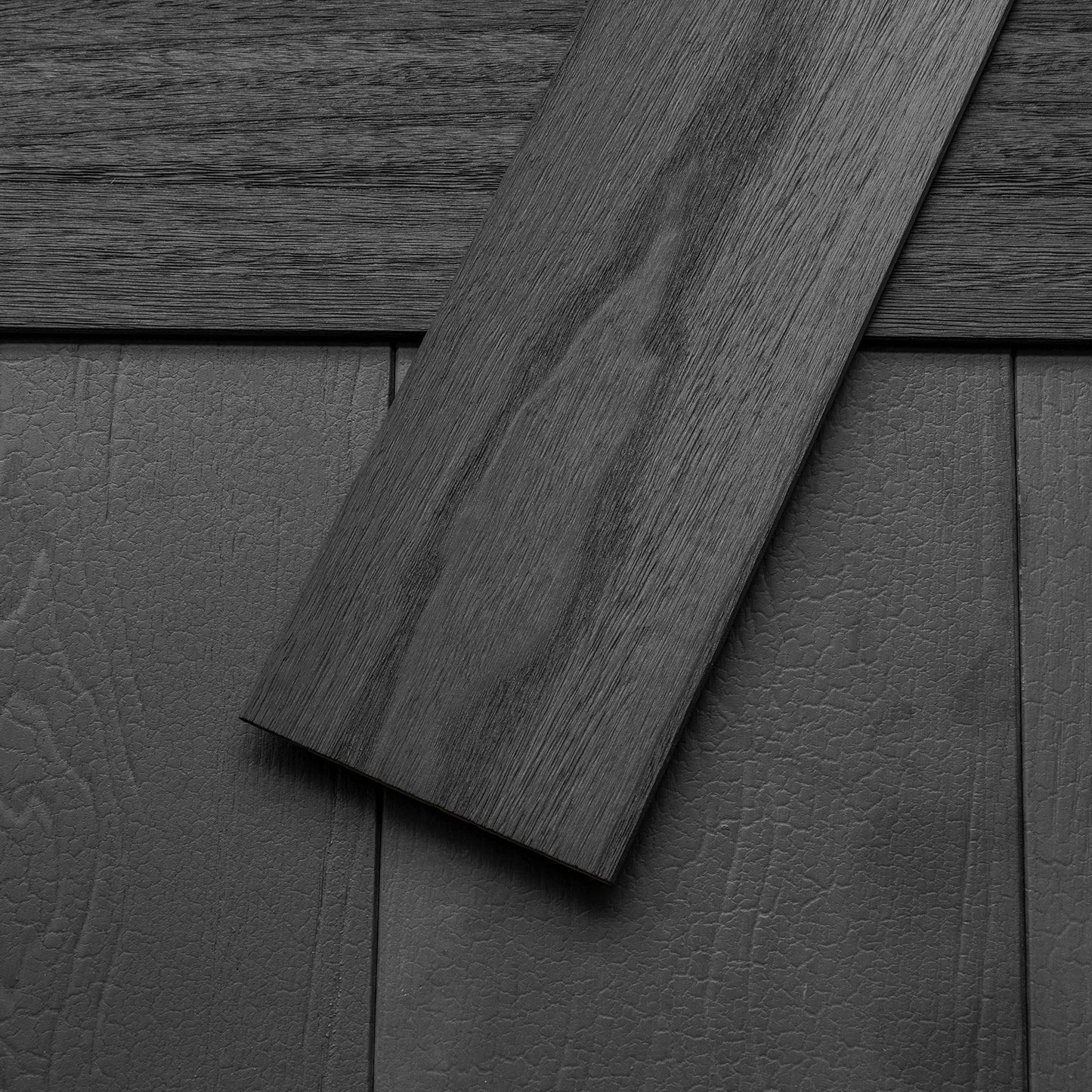 Brosisincorp Peel & Stick Wood Wall Panels - Real Paulownia Wood Shiplap Boards for Accent Walls, DIY Easy to Install - (12.4 Sq Ft, 10Pcs - 5" Wide, Coal Black) - WoodArtSupply