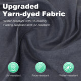 Yardenaler 12’ X 16’ Retractable Pergola with Adjustable Canopy for Backyard Deck Garden Grey Yardenaler