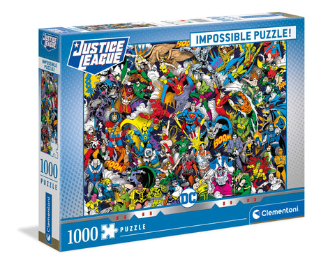 Clementoni Justice League DC Comics Jigsaw Puzzle, 1000 Pieces, Multicolored, One Size, 39599 Clementoni
