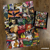 AQUARIUS Hammer Classic Horror Movies Collage (1000 Piece Jigsaw Puzzle) - Glare Free - Precision Fit - Virtually No Puzzle Dust - Officially Licensed Hammer Merchandise & Collectibles - 20x28 Inches AQUARIUS