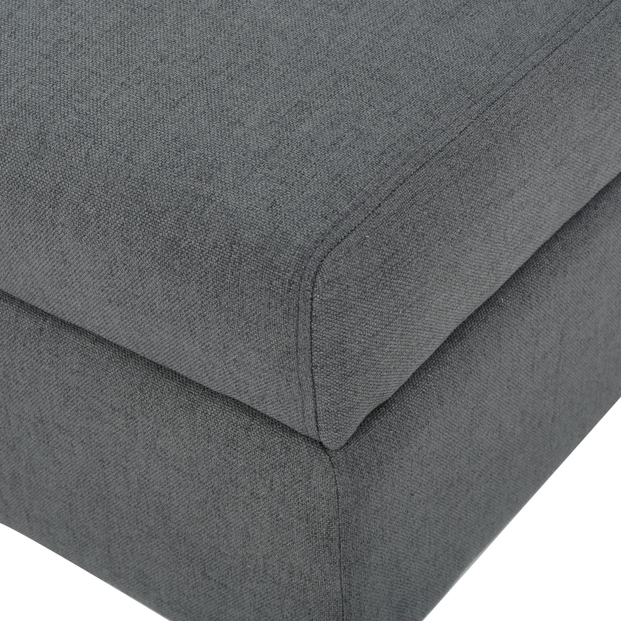 GDFStudio Christopher Knight Home Tovah Fabric Storage Loveseat, Charcoal GDFStudio