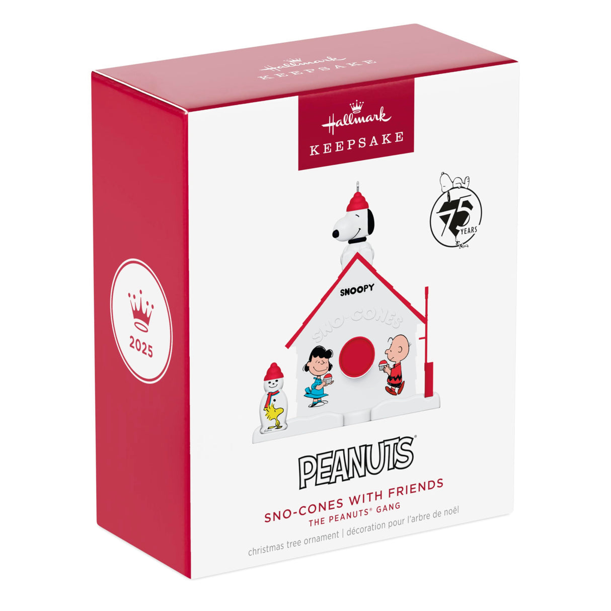 Hallmark Keepsake Christmas Ornament 2025, The Peanuts Gang 75th Anniversary SNO-Cones with Friends, Gifts for Peanuts Fans Hallmark Keepsake