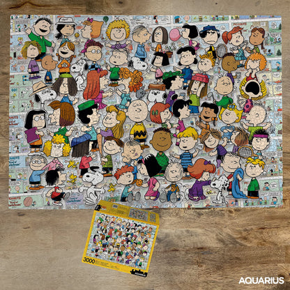 Aquarius Peanuts Cast Puzzle (3000 Piece Jigsaw Puzzle) - Officially Licensed Peanuts Merchandise & Collectibles - Glare Free - Precision Fit - 32 x 45 Inches