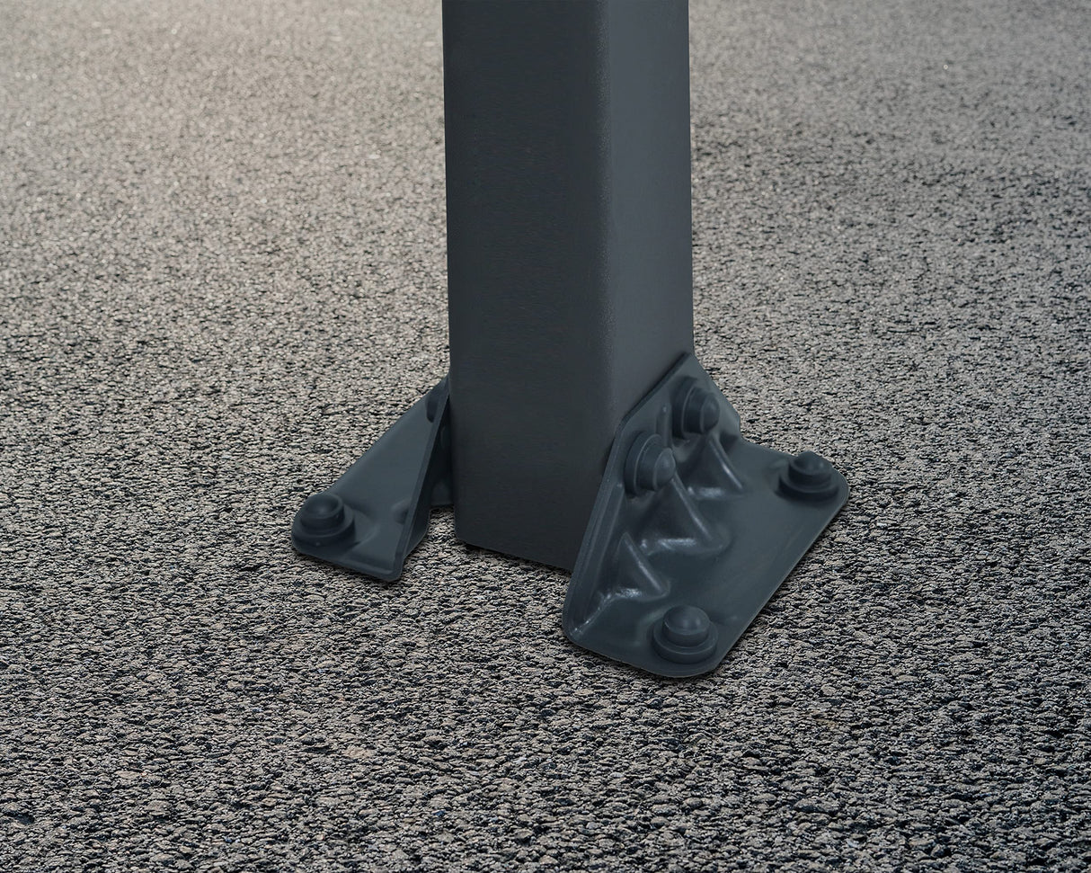 Palram - Canopia Arcadia 12 x 21 x 6.5 Carport, Heavy Duty Metal Car Port, Weather-Protected Aluminum Frame, Polycarbonate RV & Car Storage, UV Protected, DIY Truck Garage Kit, 10-Year Warranty, Gray Palram