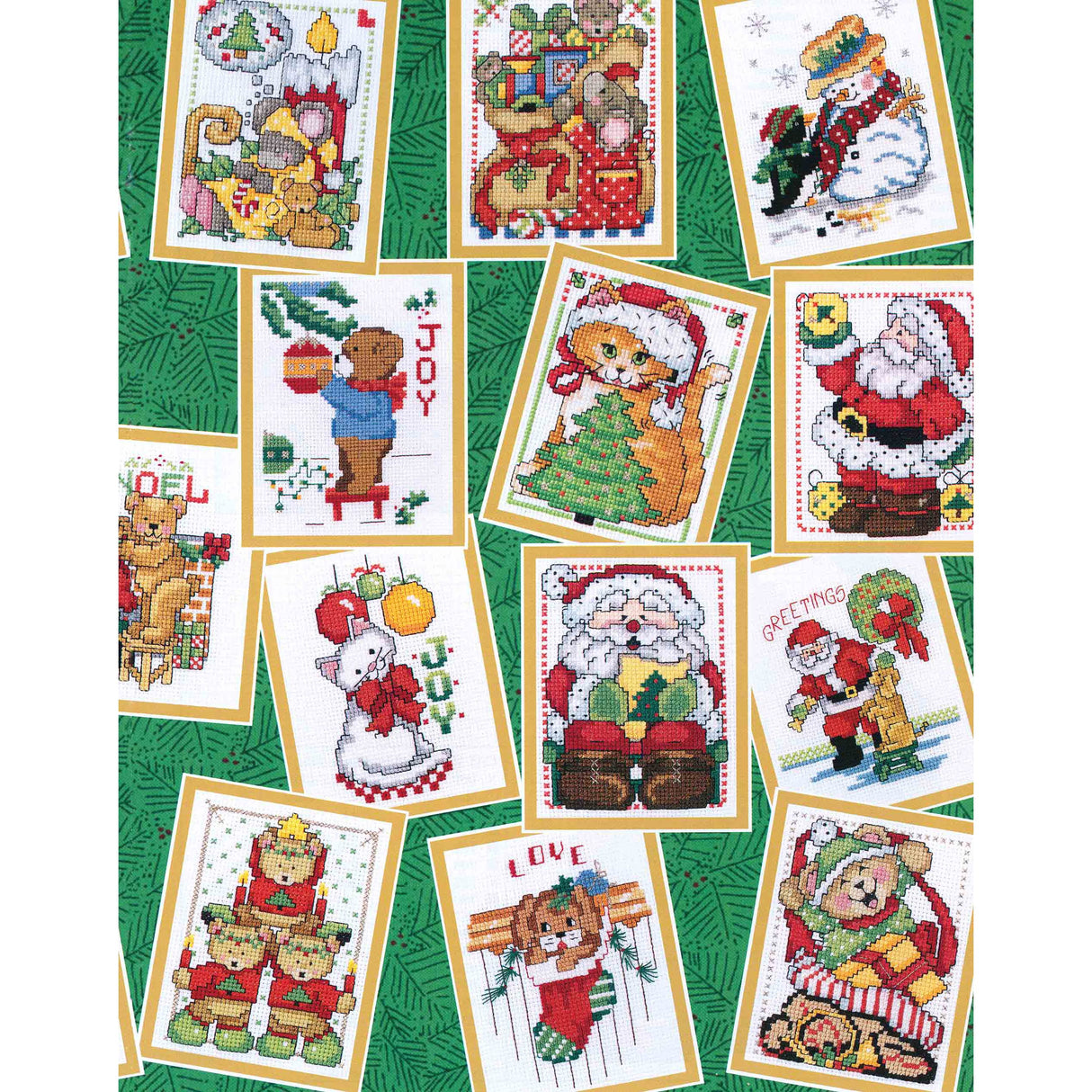 Fast & Festive, 50 Christmas Designs-Charming Cross Stitch Designs to use in a Variety of Christmas Projects LEISURE ARTS
