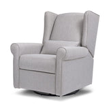 DaVinci Hayden Recliner and Swivel Glider in Misty Grey, Greenguard Gold & CertiPUR-US Certified DaVinci