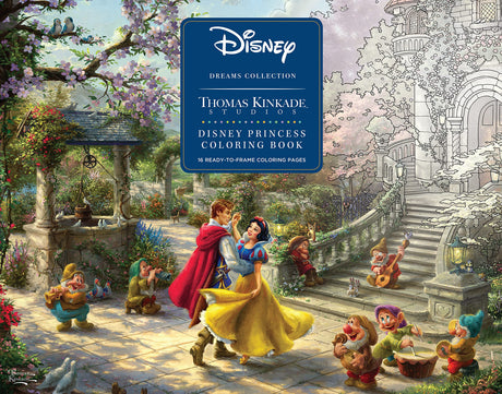 Disney Dreams Collection Thomas Kinkade Studios Disney Princess Coloring Poster Book Andrews McMeel Publishing