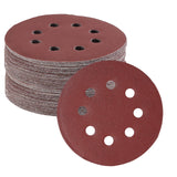 Bates- Sanding Discs 5 Inch 8 Hole, 30 Pack, Assorted Grits 40 80 120 220 320 600, Sanding Discs, Sanding Pads, Hook and Loop Sanding Disc, 8 Hole Sanding Discs, Round Sandpaper Discs, 5 inch Sanding Bates Choice