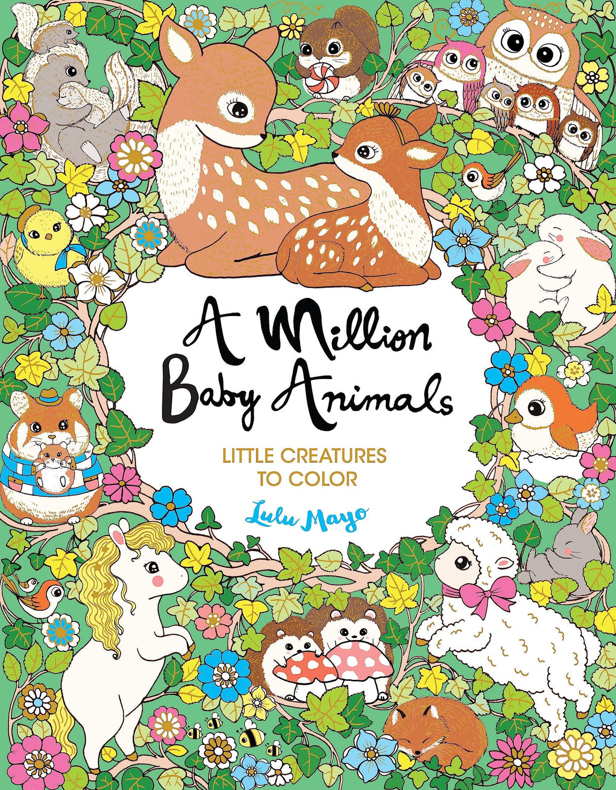 A Million Baby Animals: Little Creatures to Color (A Million Creatures to Color) WoodArtSupply