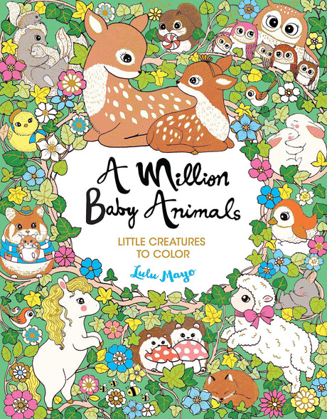 A Million Baby Animals: Little Creatures to Color (A Million Creatures to Color) WoodArtSupply