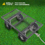 Gorilla Carts Steel Utility Cart, Garden Wagon w/Handle & Removable Sides, Up to 800lb Gorilla Carts