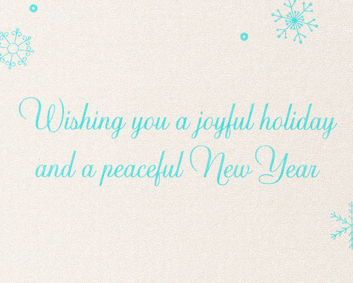 Papyrus Christmas Cards Boxed with Envelopes, Joyful Holiday, Festive Christmas Tree (14-Count) Papyrus