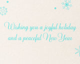 Papyrus Christmas Cards Boxed with Envelopes, Joyful Holiday, Festive Christmas Tree (14-Count) Papyrus