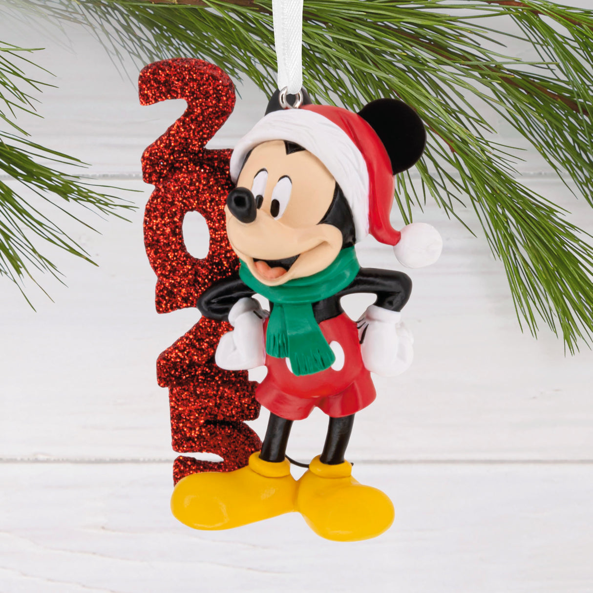 Hallmark Disney Mickey Mouse 2025 Christmas Ornament, Gifts for Disney Fans Hallmark