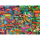 RoseArt - Kodak Premium - Neon Signs - 1000 Piece Jigsaw Puzzle for Adults Cra-Z-Art