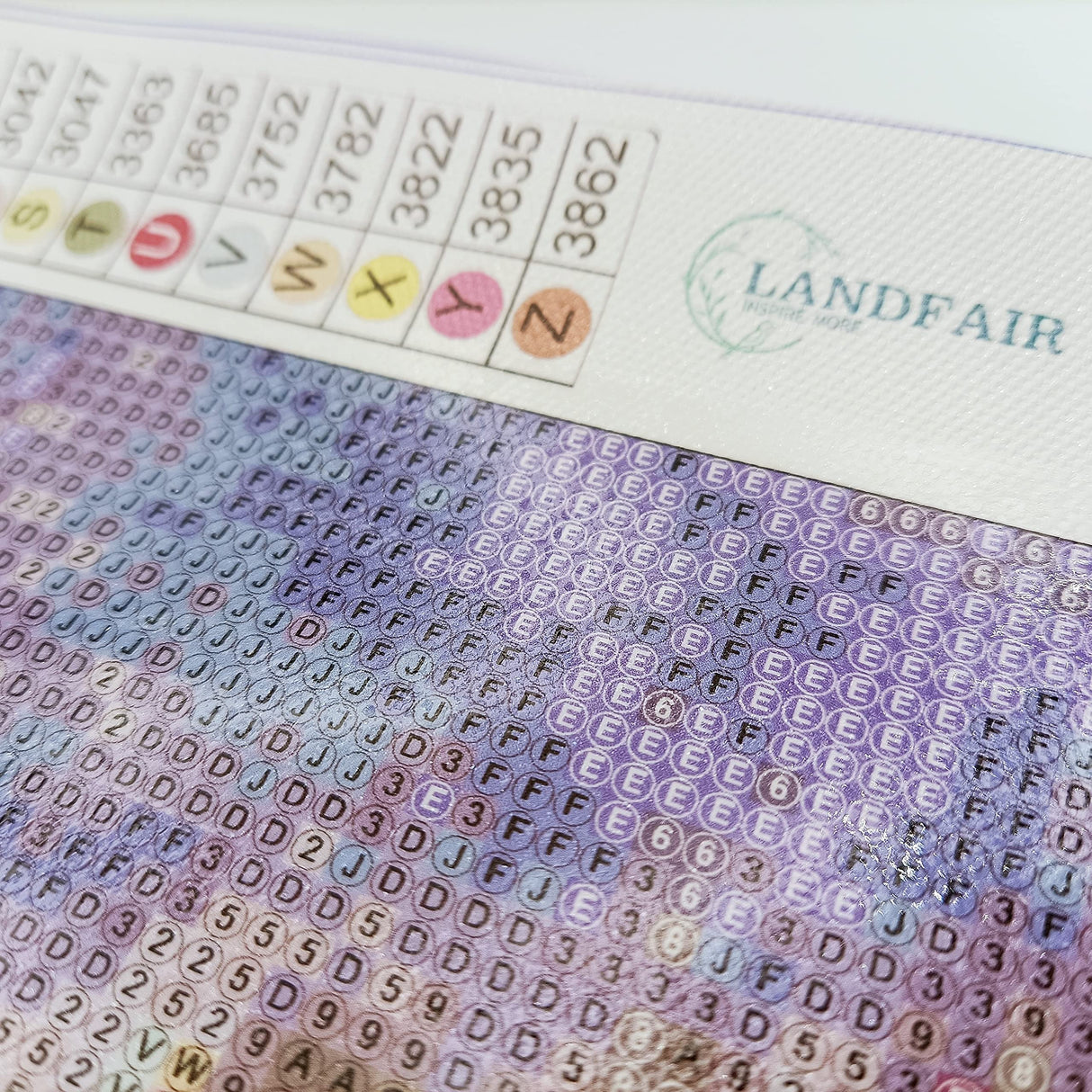 LANDFAIR Diamond Painting Kits - 15x20 inch Round Full Drill Flower Shop de Paris Diamond Art Kits for Adults LANDFAIR