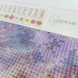 LANDFAIR Diamond Painting Kits - 15x20 inch Round Full Drill Flower Shop de Paris Diamond Art Kits for Adults LANDFAIR