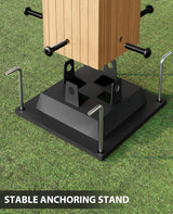 10x10 Ft Outdoor Pergola Aluminium Pergola with Retractable Roof & Side Mesh Screen, Upgraded Faux Wood Grain Modern Metal Patio Gazebo for Deck, Backyard Garden, Porch, Grape Trellis, Beige + White GustoWave