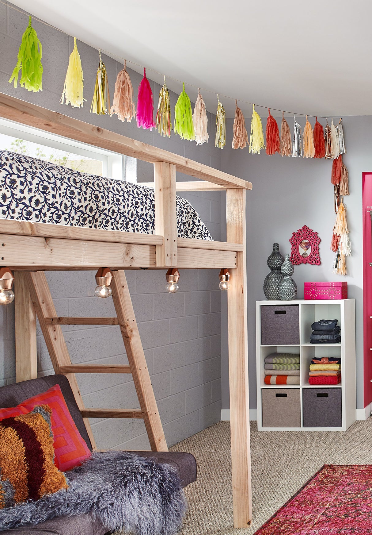 ClosetMaid 6 Cube Storage Shelf Organizer Bookshelf with Back Panel, Easy Assembly, Wood, White Finish ClosetMaid