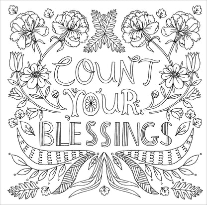 Color Me Blessed Inspirational Adult Coloring Book (31 stress-relieving designs) (Studio Series Artist's Coloring Book)