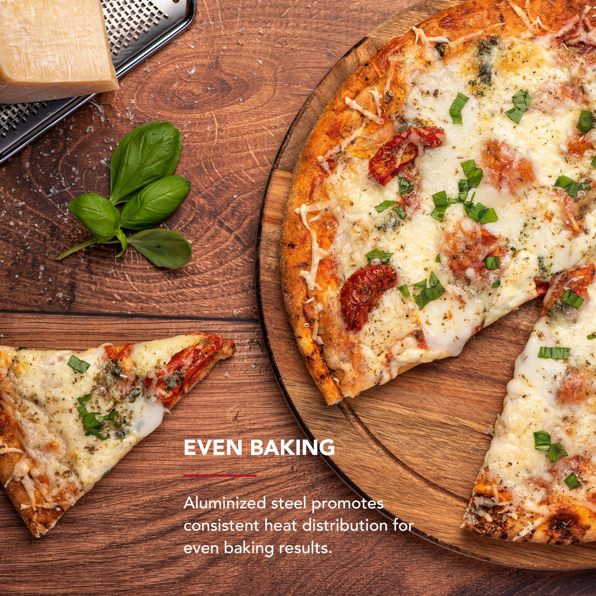 KitchenAid 13x18in Nonstick Aluminized Steel Cookie Slider, Contour Silver KitchenAid