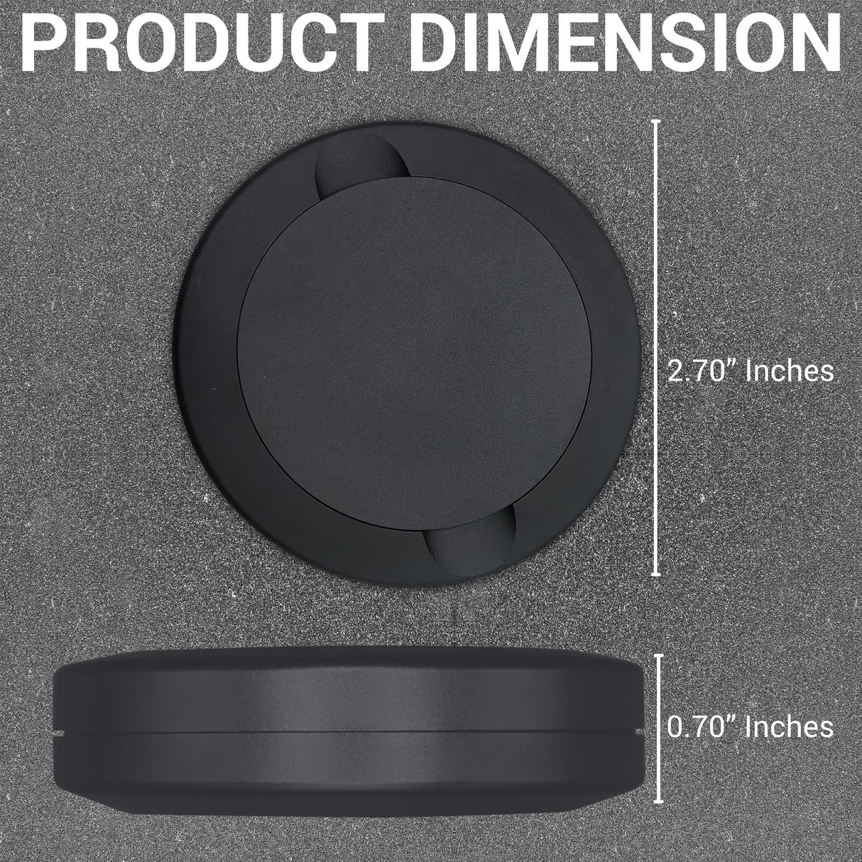 Matte Black Metal Zyn Pouch Container – Dual Compartment Storage Tin with Secure Lid Tharos Distribution