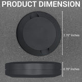 Matte Black Metal Zyn Pouch Container – Dual Compartment Storage Tin with Secure Lid Tharos Distribution