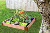 Frame It All Two Inch Series 4ft. x 4ft. x 5.5 in. Composite Raised Garden Bed Kit Frame It All