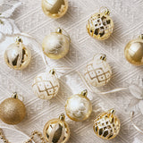 Valery Madelyn Christmas Ornaments Set, 30ct 2.36 Inches White and Gold Shatterproof Christmas Tree Decorations Ball Ornaments Bulk, Elegant Hanging Ornaments for Xmas Holiday Party Decor Valery Madelyn