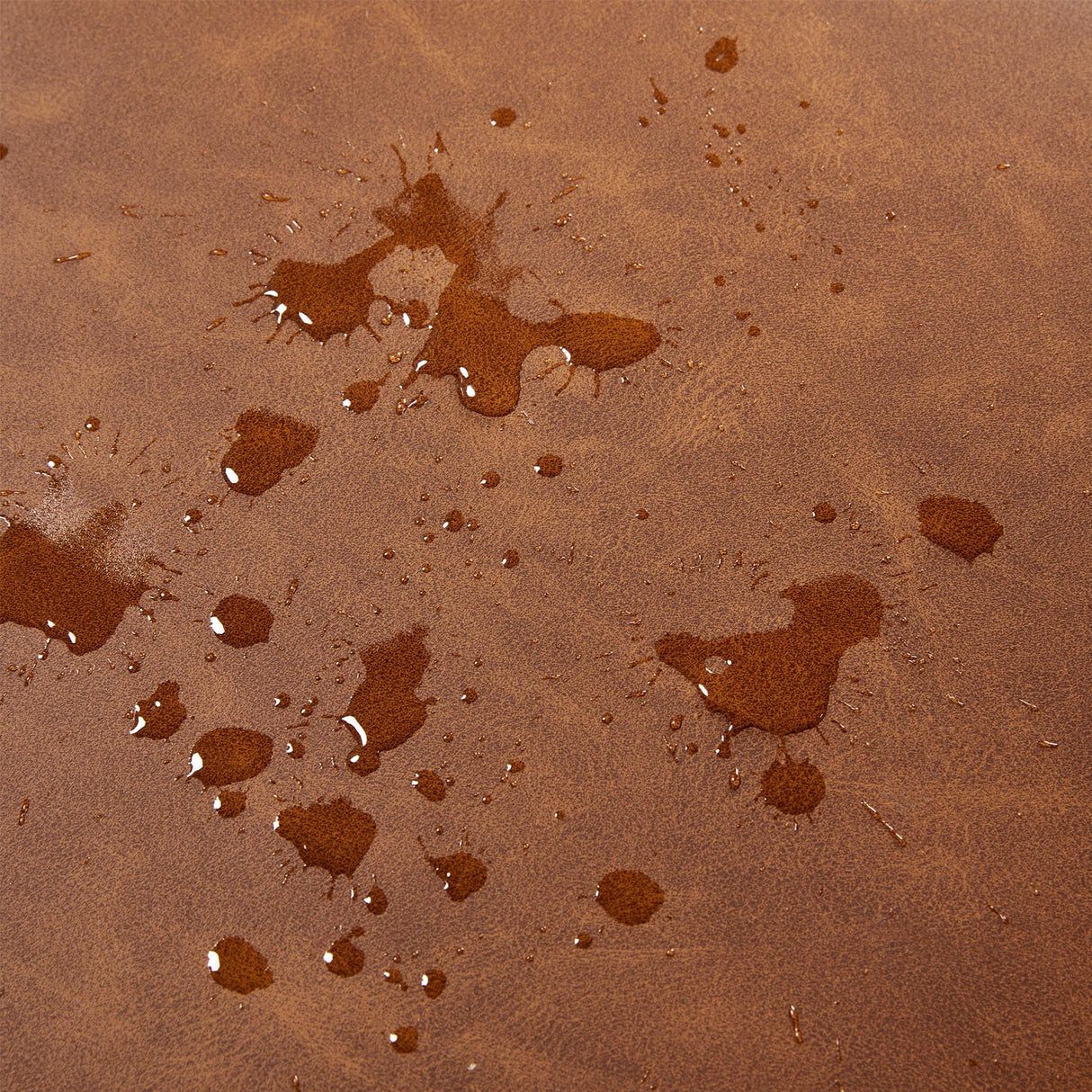 Yaheetech PU Leather Accent Chair, Mid-Century Modern Armchair with Solid Wood Legs, Reading Leisure Chair with High Back for Living Room Bedroom Waiting Room, Brown Yaheetech