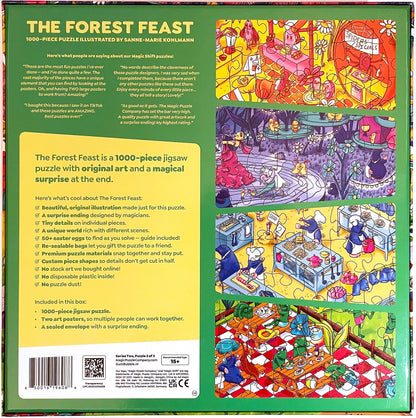 The Forest Feast • 1000 Piece Jigsaw Puzzle from The Magic Puzzle Company • Series Two