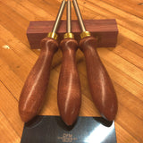 DFM Tool Works Cabinet Scraper Burnisher Tool - with Hard Maple Handle and Super Hard High Speed Steel Rod - Ideal for Card Scraper Burnishing and Woodworking Applications - Made in USA DFM Tool Works