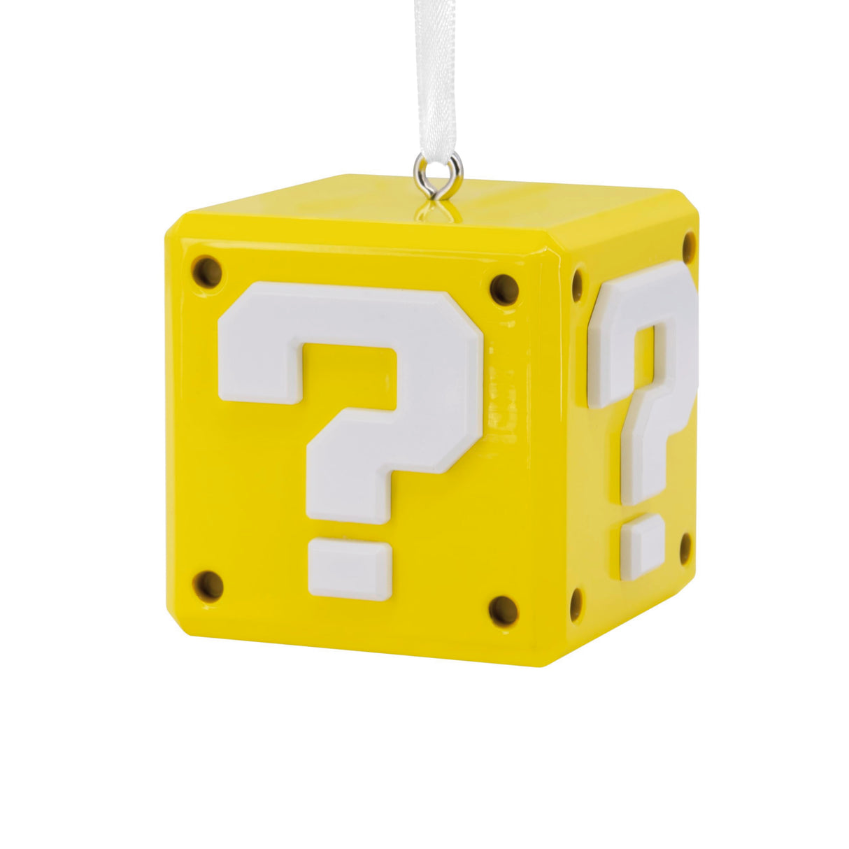Hallmark Nintendo Super Mario Question Block Christmas Ornament, Metal Hallmark