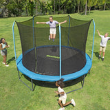 Bestway Xtreme Air 12 FT Outdoor Trampoline for Kids and Adults, No-Gap Security Enclosure Net, Foam-Padded Poles, Fast & Easy Assembly, ASTM Approved Bestway