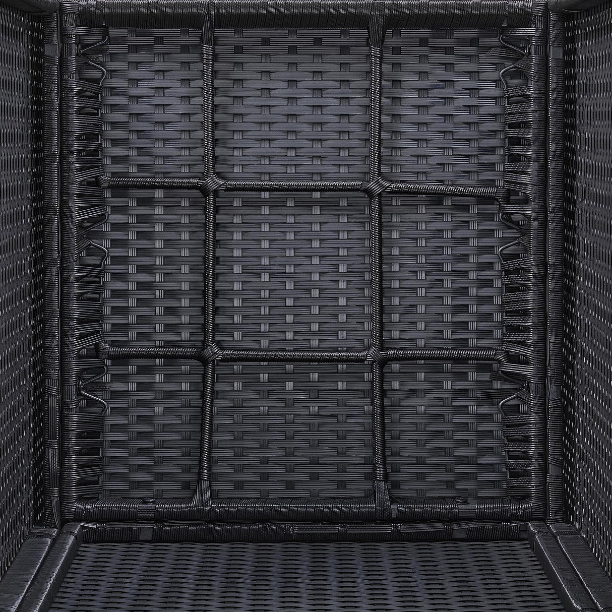 Yaheetech 9-Piece Patio Dining Sets Outdoor Space Saving Rattan Chairs with Glass Table, Wicker Patio Furniture Sets Outdoor Sectional Conversation Set with Removeable Cushions, Black Yaheetech