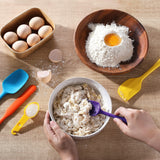 5PCS Silicone Rubber Spatula Set, VITUER Food Grade BPA-Free Spatulas for kitchen Use, Heat Resistant Spatula for Cooking & Baking, Dishwasher Safe VITUER