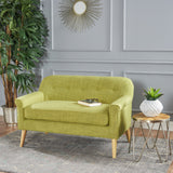 Christopher Knight Home Mariah Mid-Century Modern Loveseat, Muted Green Christopher Knight Home
