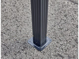 Sojag 20' x 12' Samara Carport with Aluminum Frame and 10' High Galvanized Steel Roof for Easy Drive Through Access Sojag