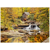 MyPuzzle The Glade Creek Grist Mill in Babcock State Park in Southern West Virginia - Premium 500 Piece Jigsaw Puzzle for Adults MyPuzzle.com