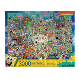 Aquarius Spongebob Squarepants Puzzle (3000 Piece Jigsaw Puzzle) - Officially Licensed Spongebob Merchandise & Collectibles - Glare Free - Precision Fit - 32 x 45 Inches AQUARIUS