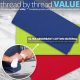 White Cotton Napkins Cloth 20 x 20 Oversized 100% Natural Bulk Linens for Dinner, Events, Weddings by Aunti Em's Kitchen, Set of 12 Aunti Em's Kitchen