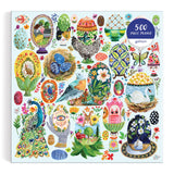 Galison Artisanal Eggs – 500 Piece Puzzle Fun and Challenging Activity with Bright and Bold Artwork of Beautifully Painted Eggs for Adults and Families Galison