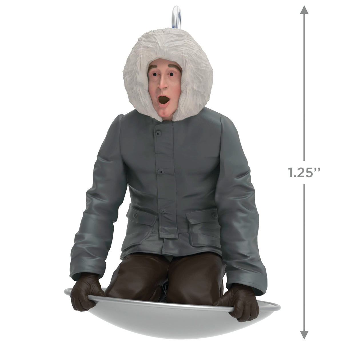 Hallmark Keepsake 1.25" Mini Christmas Ornament 2025, National Lampoon's Christmas Vacation Sledding Clark, Christmas Movie Gifts Hallmark Keepsake