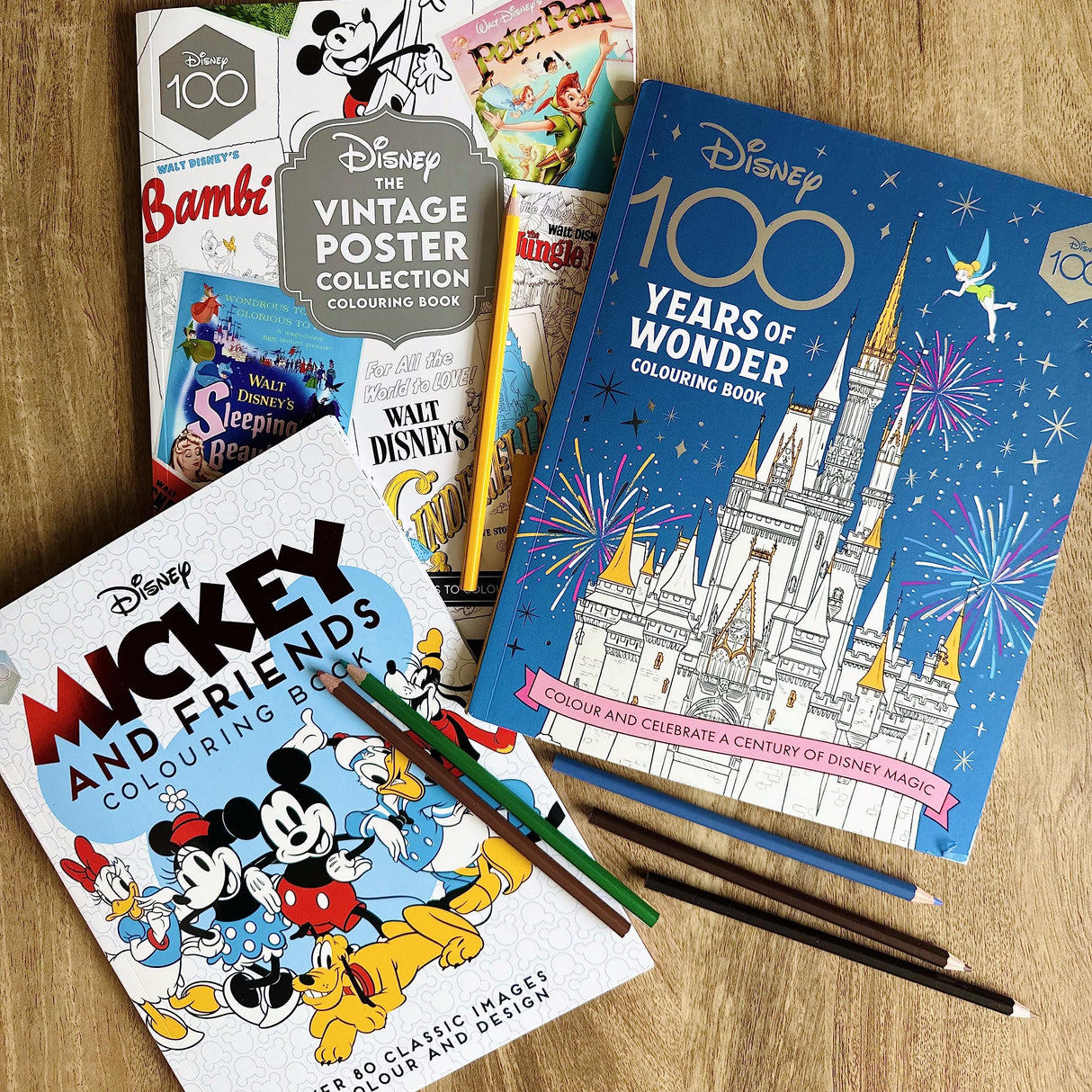 Disney 100 Years of Wonder Colouring Book: Celebrate a century of Disney magic! WoodArtSupply