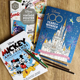 Disney 100 Years of Wonder Colouring Book: Celebrate a century of Disney magic! WoodArtSupply