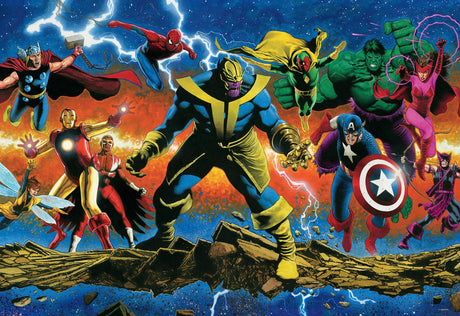 Buffalo Games - Silver Select - Marvel - Thanos Legacy #1-2000 Piece Jigsaw Puzzle for Adults -Challenging Puzzle Perfect for Game Nights - Finished Size is 38.50 x 26.50 Buffalo Games