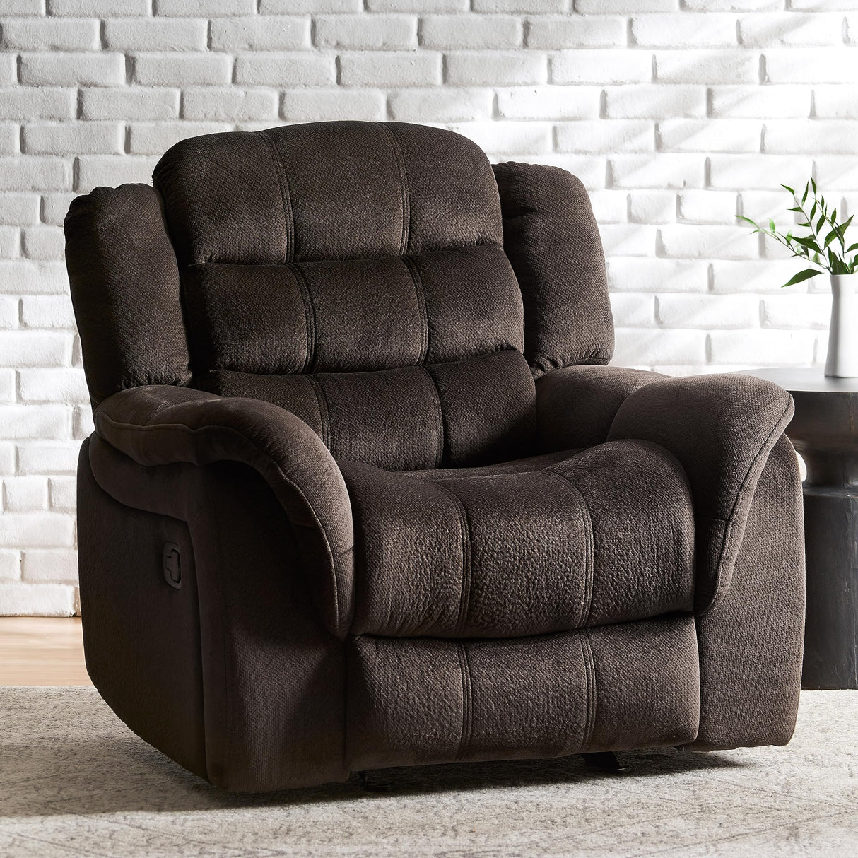 Christopher Knight Home Hawthorne Glider Recliner, Chocholate Christopher Knight Home