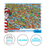 AQUARIUS Where's Waldo Dinosaurs (1000 Piece Jigsaw Puzzle) - Officially Licensed Where's Waldo Merchandise & Collectibles - Glare Free - Precision Fit - 20 x 28 Inches AQUARIUS